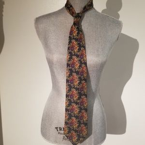 100% Silk Floral Tie